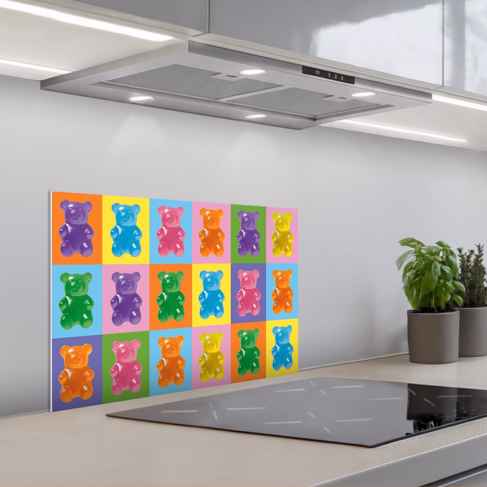 Paraschizzi cucina - Arte - Caramelle - Colori — 1