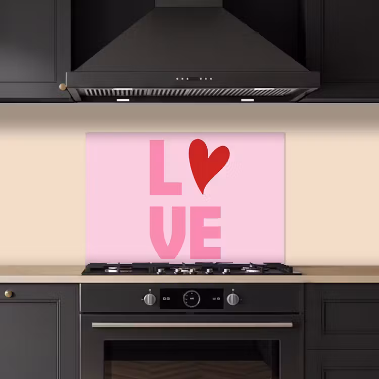 Paraschizzi cucina - Amore - Rosa - Cuore - San Valentino — 5
