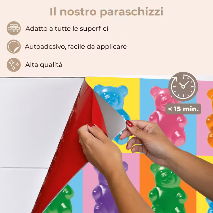 Paraschizzi cucina - Arte - Caramelle - Colori — 4