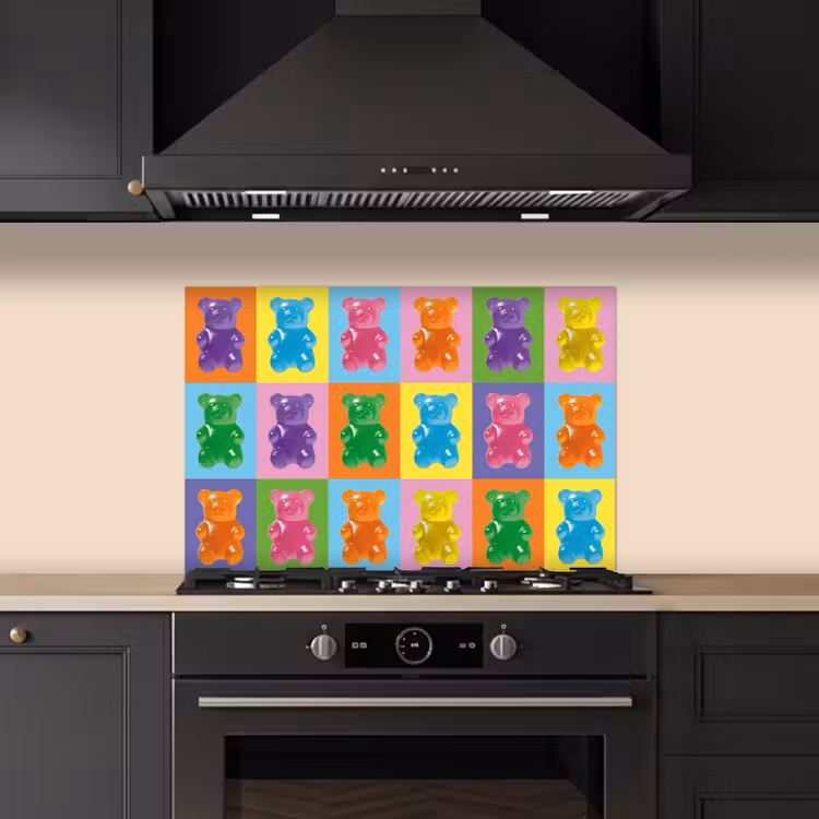 Paraschizzi cucina - Arte - Caramelle - Colori — 5