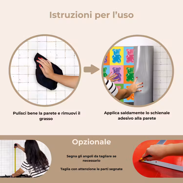 Paraschizzi cucina - Arte - Caramelle - Colori — 6
