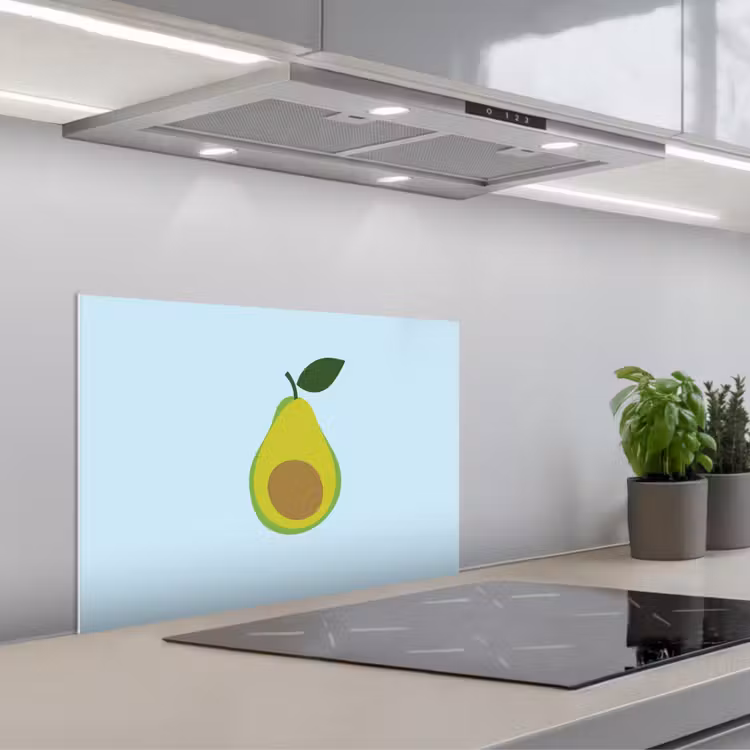 Paraschizzi cucina - Avocado - Illustrazione - Verde - Frutta — 1