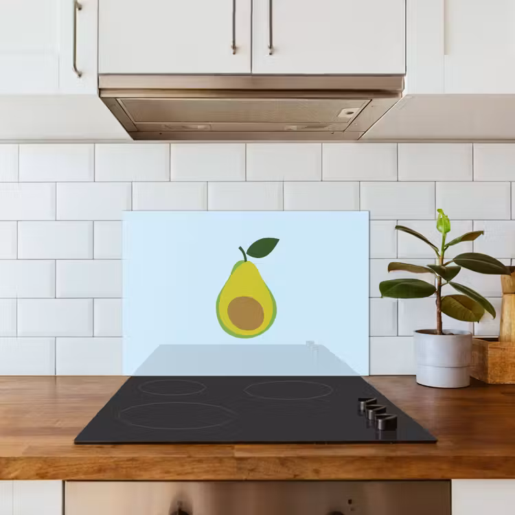 Paraschizzi cucina - Avocado - Illustrazione - Verde - Frutta — 3