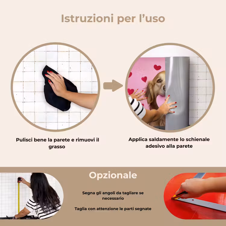 Paraschizzi cucina - Cane - Bacio - San Valentino - Cuori — 6