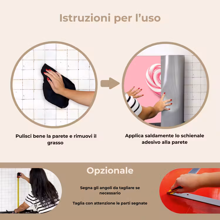 Paraschizzi cucina - Caramella - Lecca-lecca - Cuore - Rosa — 6