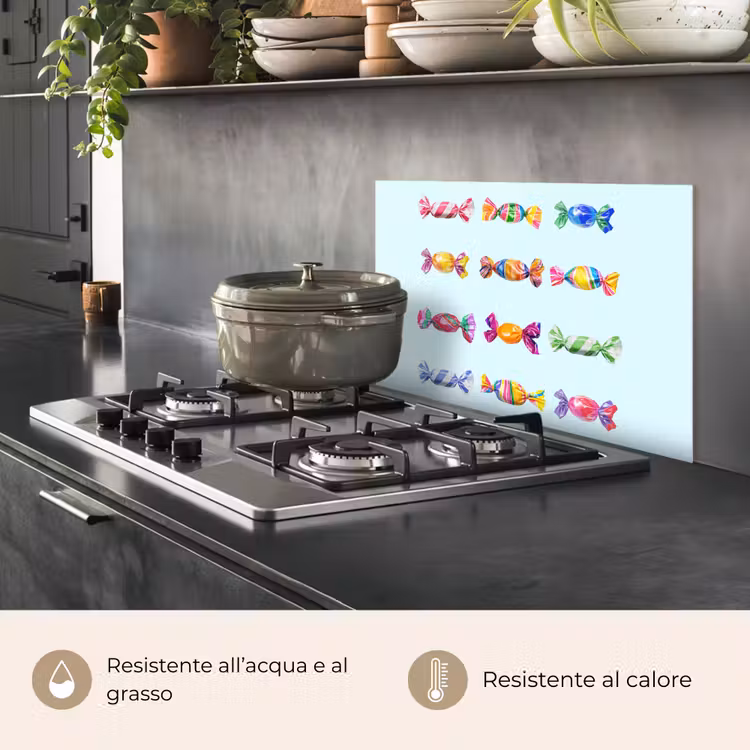 Paraschizzi cucina - Caramelle - Realistiche - Colorate — 2