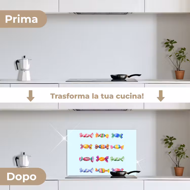 Paraschizzi cucina - Caramelle - Realistiche - Colorate — 7