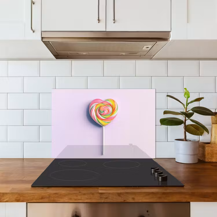 Paraschizzi cucina - Cuore - Lecca-lecca - Caramella — 3