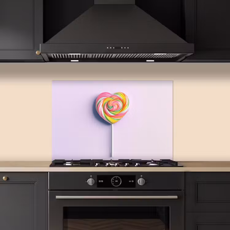 Paraschizzi cucina - Cuore - Lecca-lecca - Caramella — 5