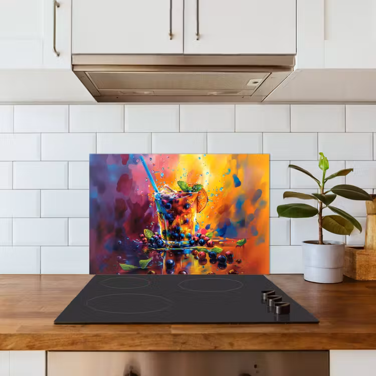Paraschizzi cucina - Esplosione di frutta e colore — 3