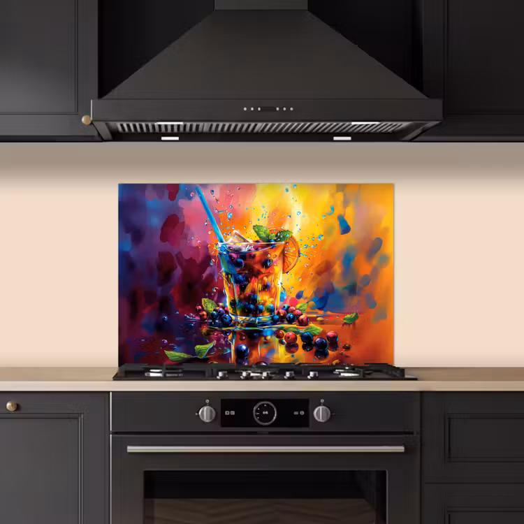 Paraschizzi cucina - Esplosione di frutta e colore — 5
