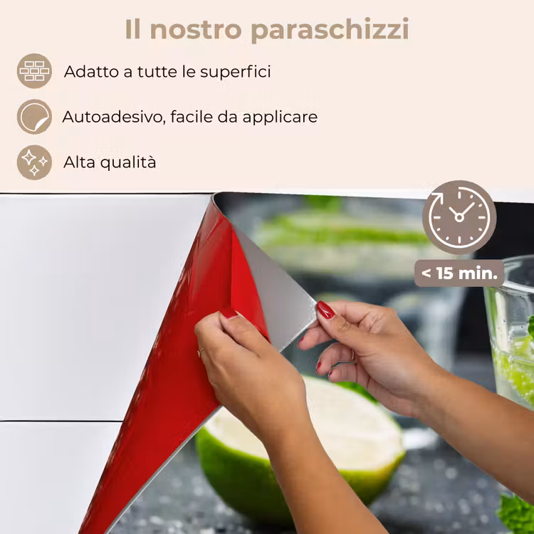 Paraschizzi cucina - Freschezza in vetro — 4