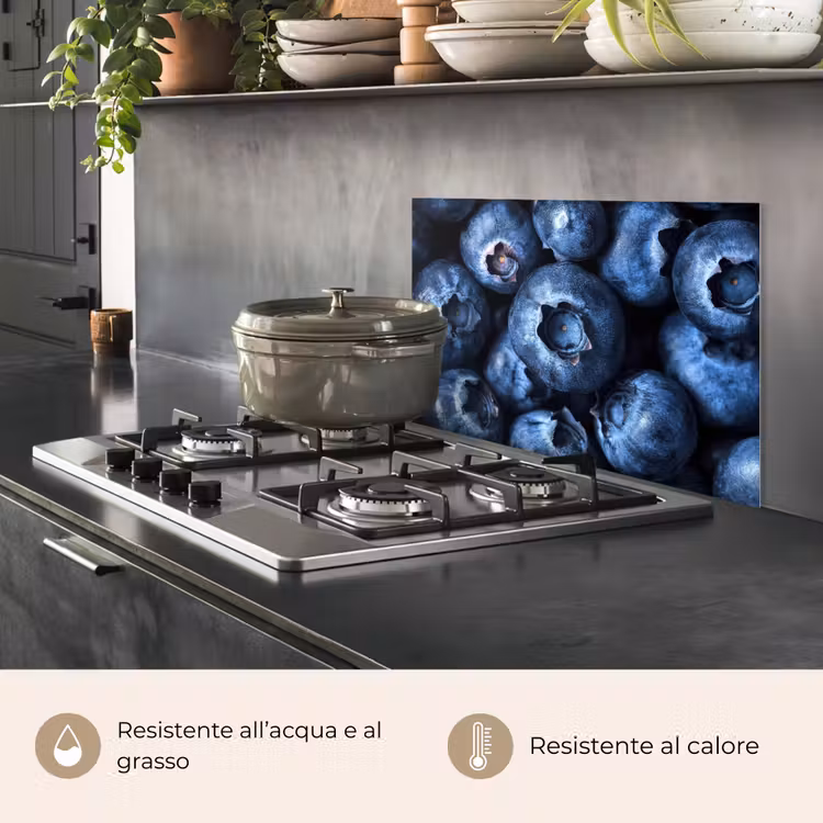 Paraschizzi cucina - Bacche - Blu - Frutta — 2