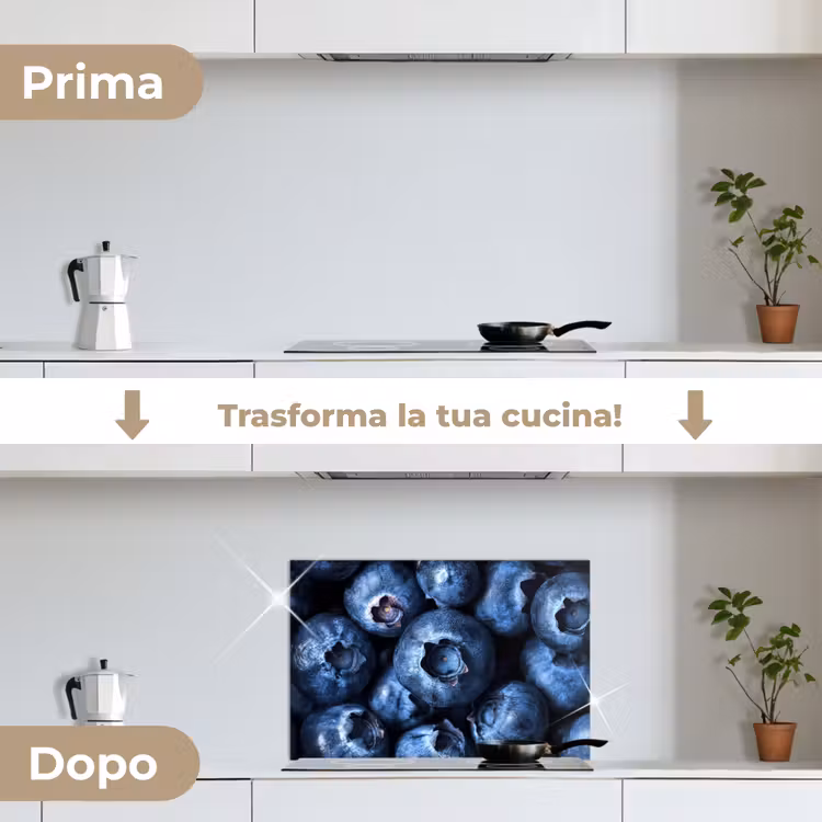 Paraschizzi cucina - Bacche - Blu - Frutta — 7