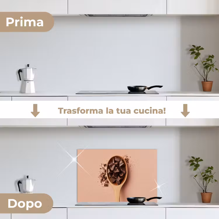 Paraschizzi cucina - Cioccolato - Legno - Cucchiaio — 7