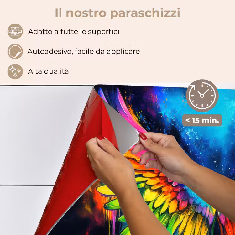 Paraschizzi cucina - Colori dell'arcobaleno - Ali - Magico — 4