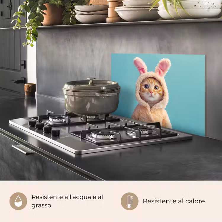 Paraschizzi cucina - Coniglietto di Pasqua - Gatto - Costume — 2