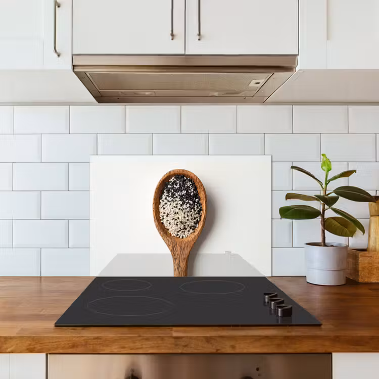 Paraschizzi cucina - Cucchiaio - Sesamo - Bianco — 3