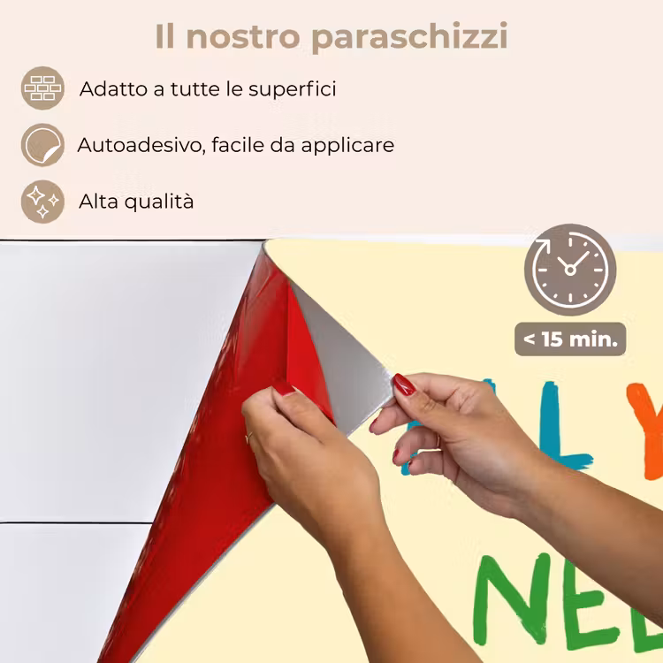 Paraschizzi cucina - Cuore - Madre - Testo - Colorato — 4