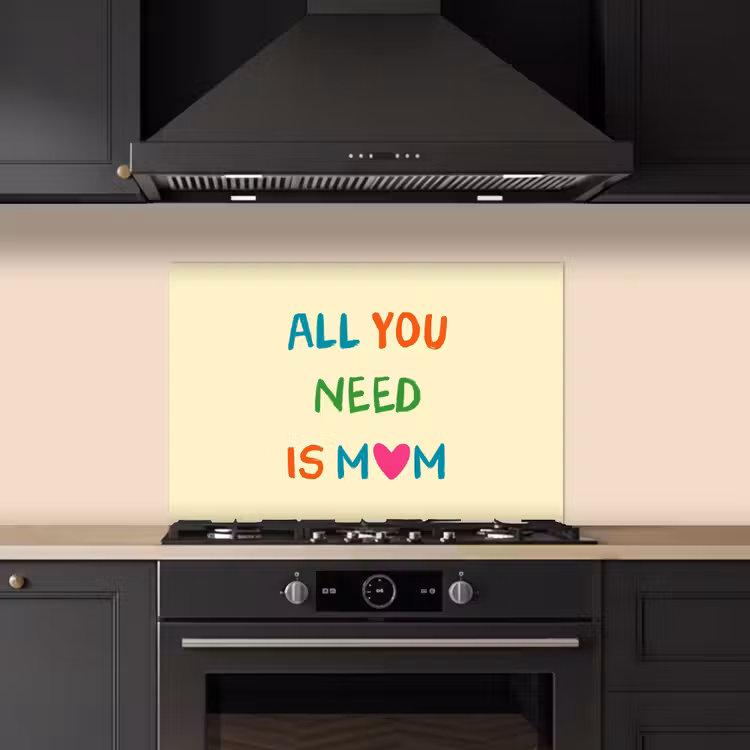 Paraschizzi cucina - Cuore - Madre - Testo - Colorato — 5