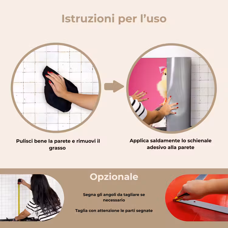 Paraschizzi cucina - Discoball - Pulcino - Arco — 6