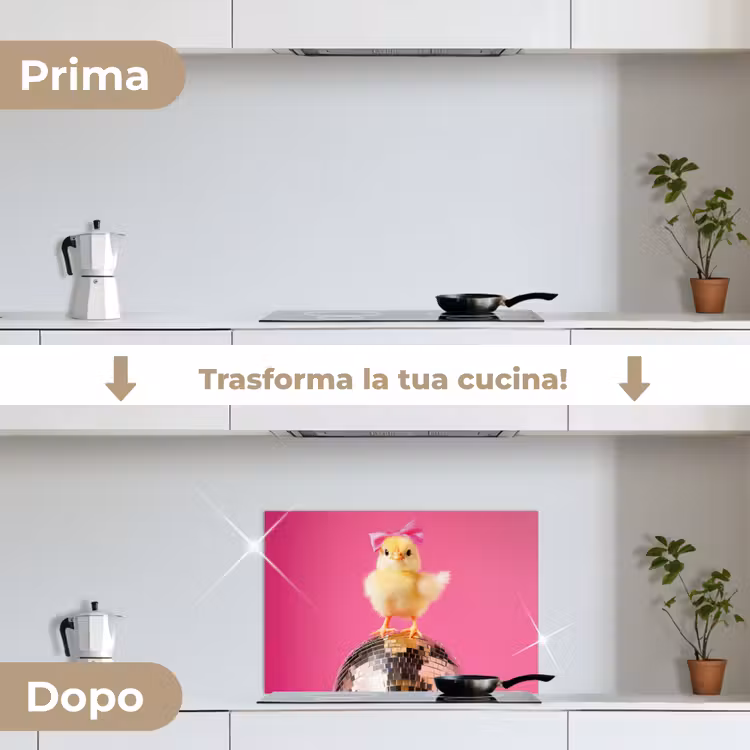 Paraschizzi cucina - Discoball - Pulcino - Arco — 7