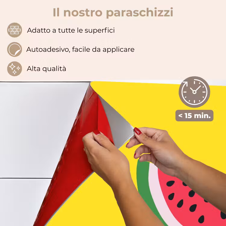 Paraschizzi cucina - Frutta - Anguria - Giallo — 4