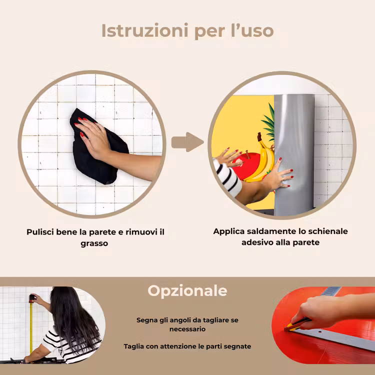 Paraschizzi cucina - Frutta - Illustrazione - Colorato — 6