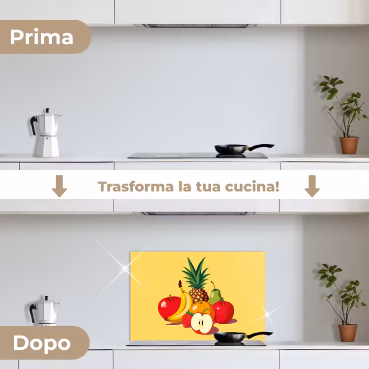 Paraschizzi cucina - Frutta - Illustrazione - Colorato — 7