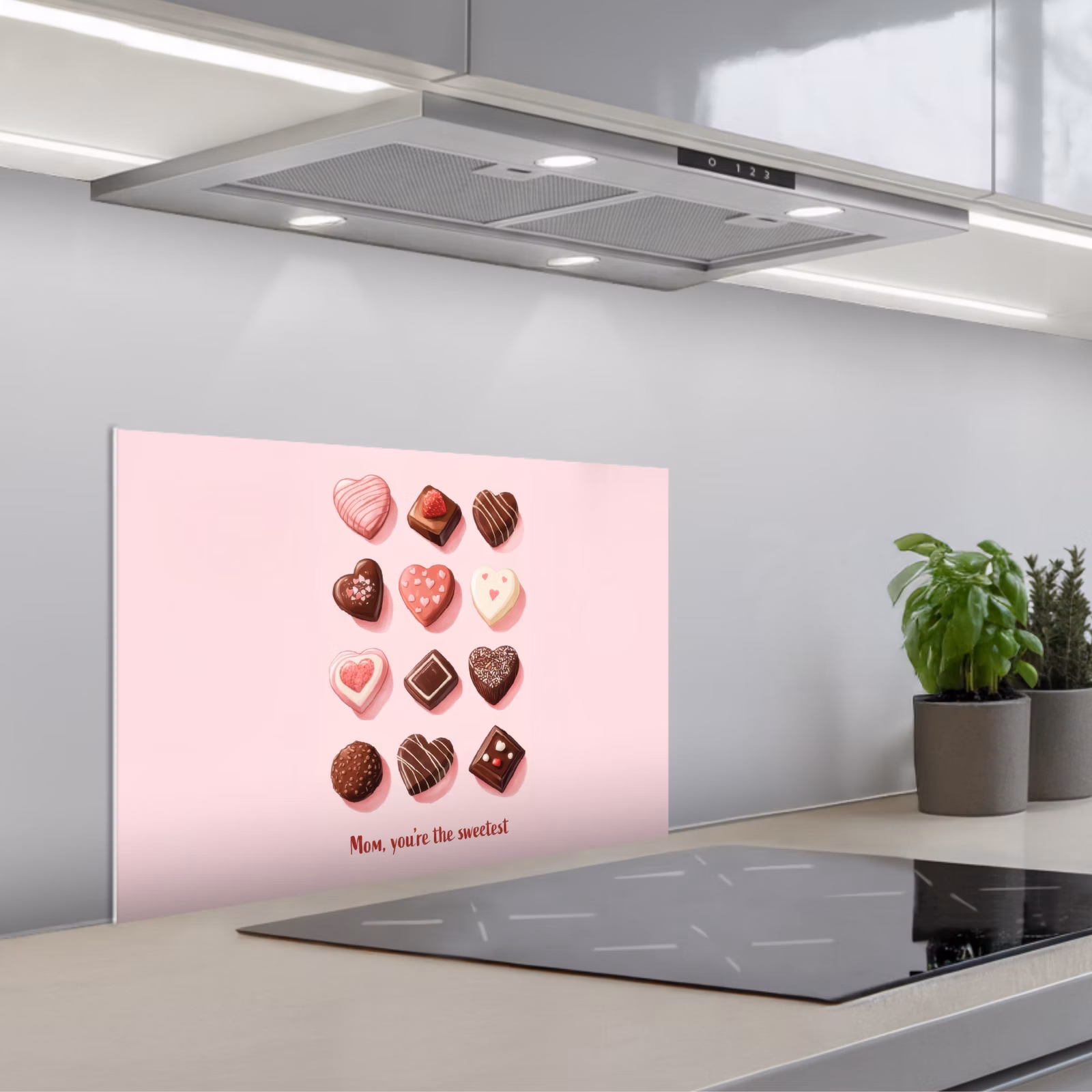 Paraschizzi cucina - Cioccolatini - A forma di cuore - Dearest — 1