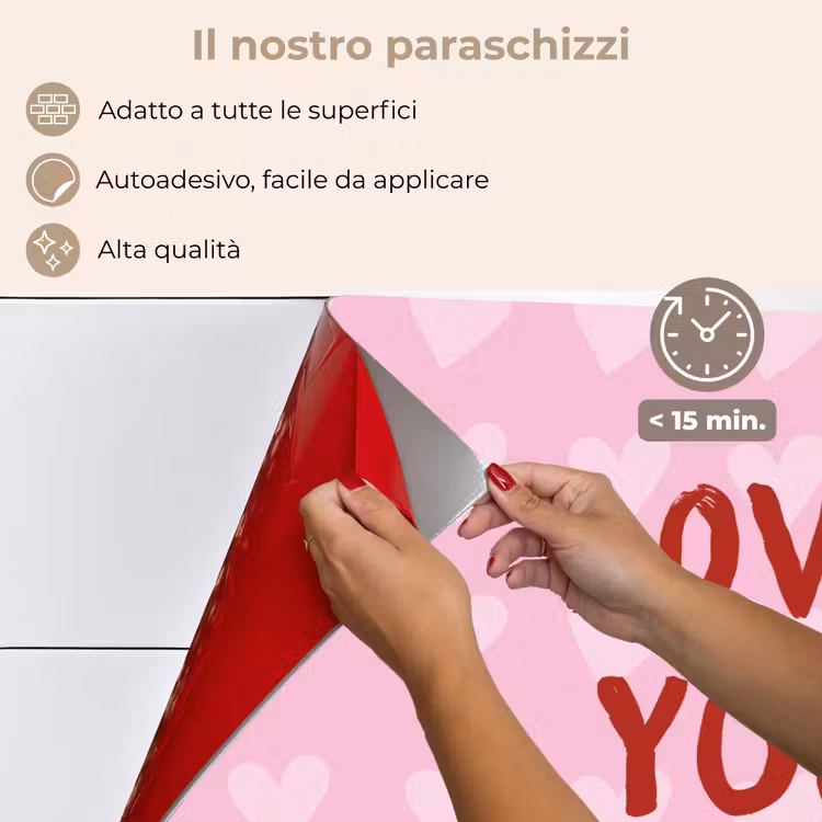 Paraschizzi cucina - Amore - Citazione - Madre - Rosso — 4