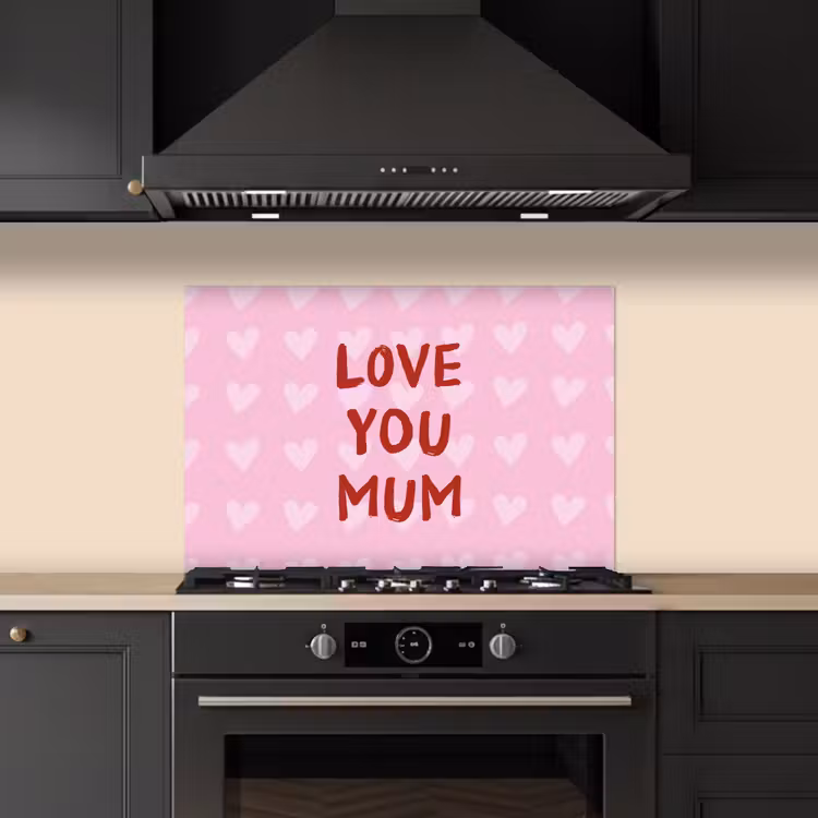 Paraschizzi cucina - Amore - Citazione - Madre - Rosso — 5