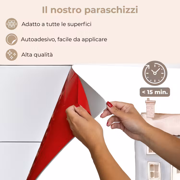 Paraschizzi cucina - Azzurro - Casa - Mamma - Testo — 4