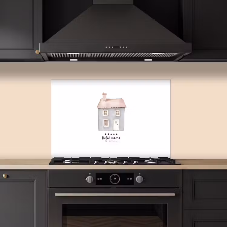 Paraschizzi cucina - Azzurro - Casa - Mamma - Testo — 5