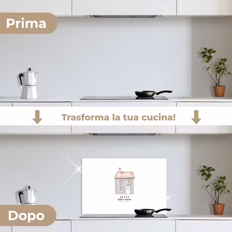 Paraschizzi cucina - Azzurro - Casa - Mamma - Testo — 7
