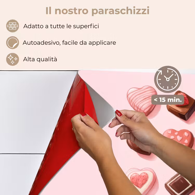 Paraschizzi cucina - Cioccolatini - A forma di cuore - Dearest — 4