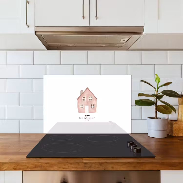 Paraschizzi cucina - Cottage - Rosa - Citazione - Madre — 3