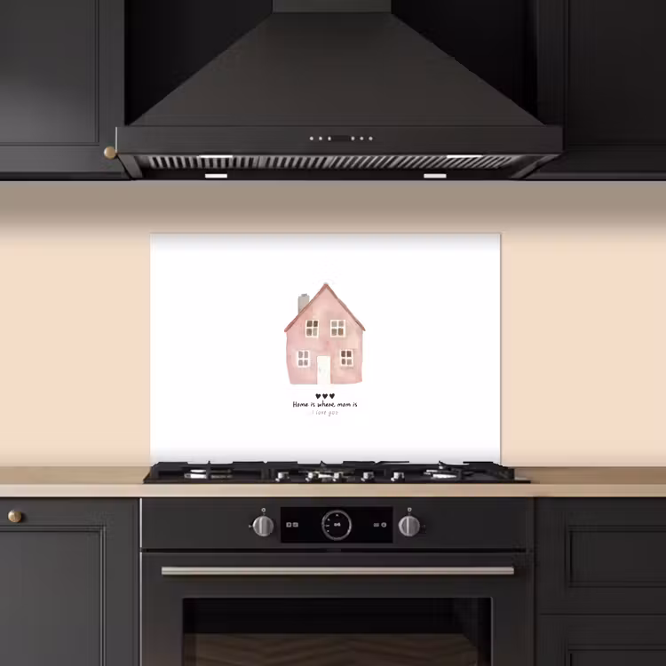 Paraschizzi cucina - Cottage - Rosa - Citazione - Madre — 5