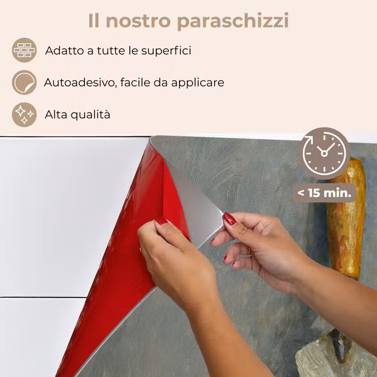 Paraschizzi cucina - Cazzuola - Vernice - Strumenti — 4