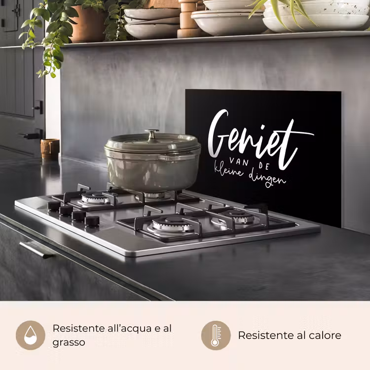 Paraschizzi cucina - Citazioni - Godetevi le piccole cose - Proverbi — 2
