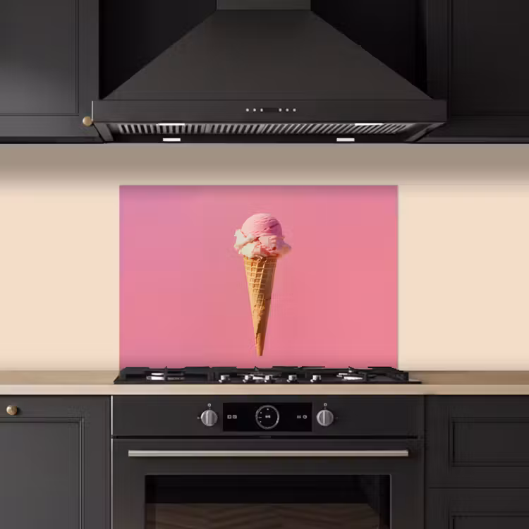 Paraschizzi cucina - Corno - Paletta per gelato - Rosa — 5
