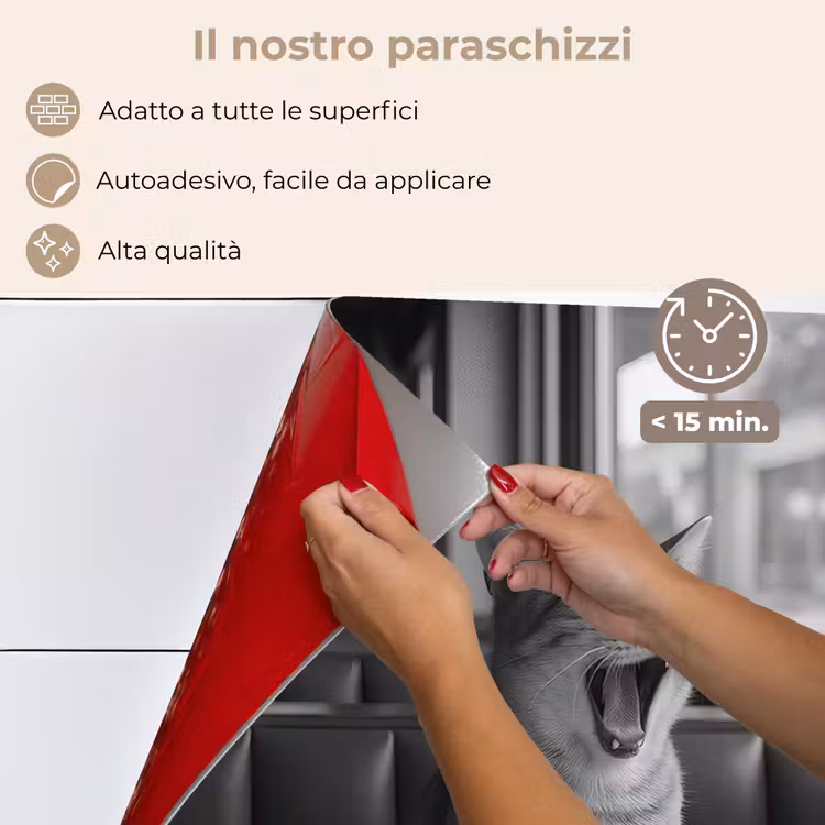Paraschizzi cucina - Gatto - Caffè - Pane - Nero — 4