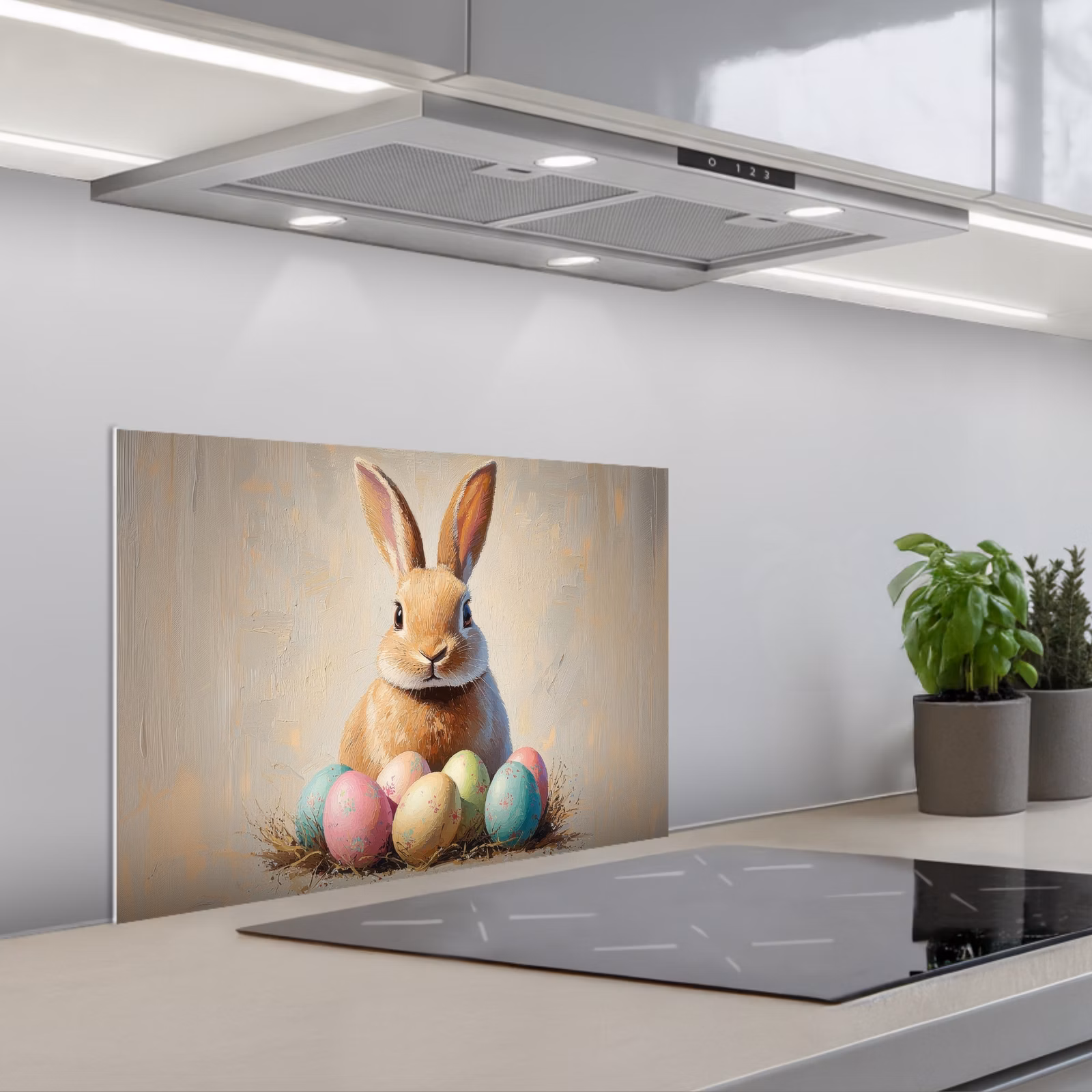 Paraschizzi cucina - Coniglietto di Pasqua - Pastello - Uova — 1