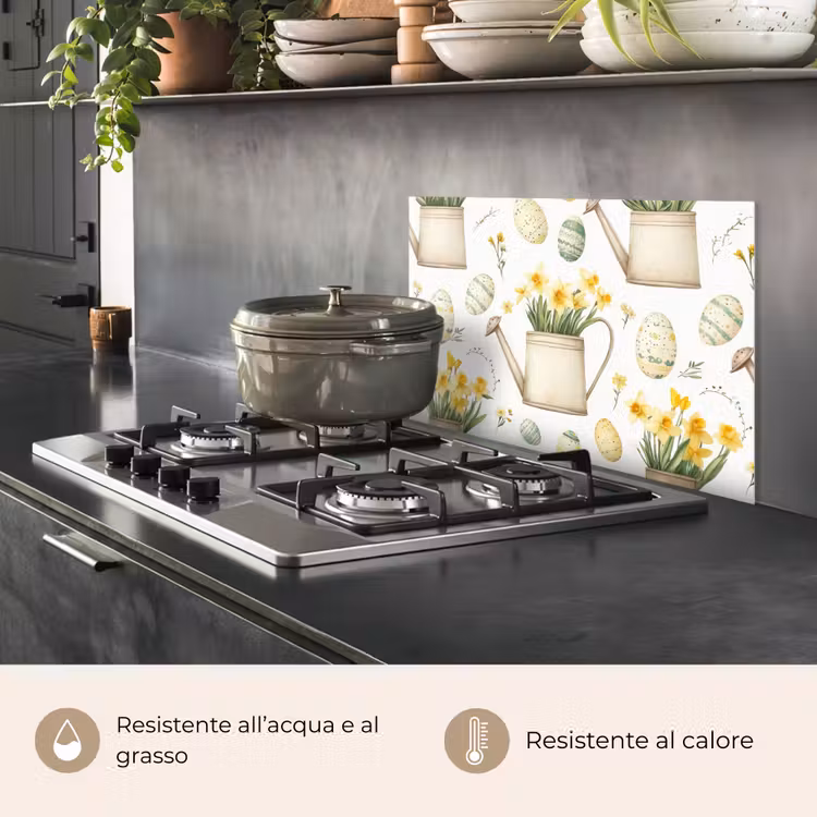 Paraschizzi cucina - Annaffiatoio - Fiori - Uova — 2