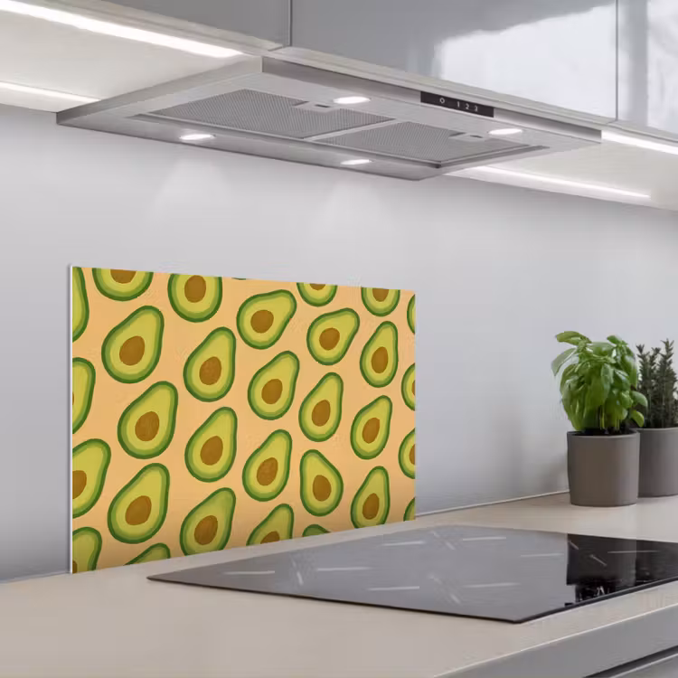 Paraschizzi cucina - Avocado - Modello - Verde - Fossa — 1