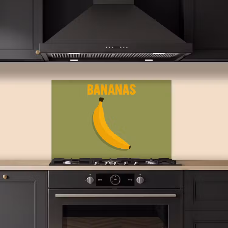 Paraschizzi cucina - Banana - Minimalista - Giallo — 5