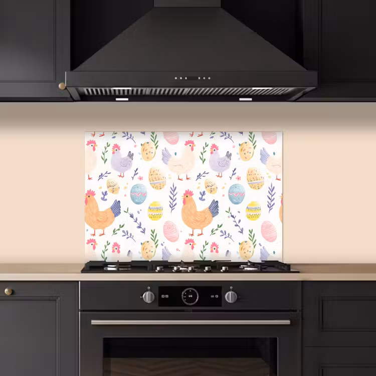 Paraschizzi cucina - Cartamodello - Pollo - Uova di Pasqua — 5
