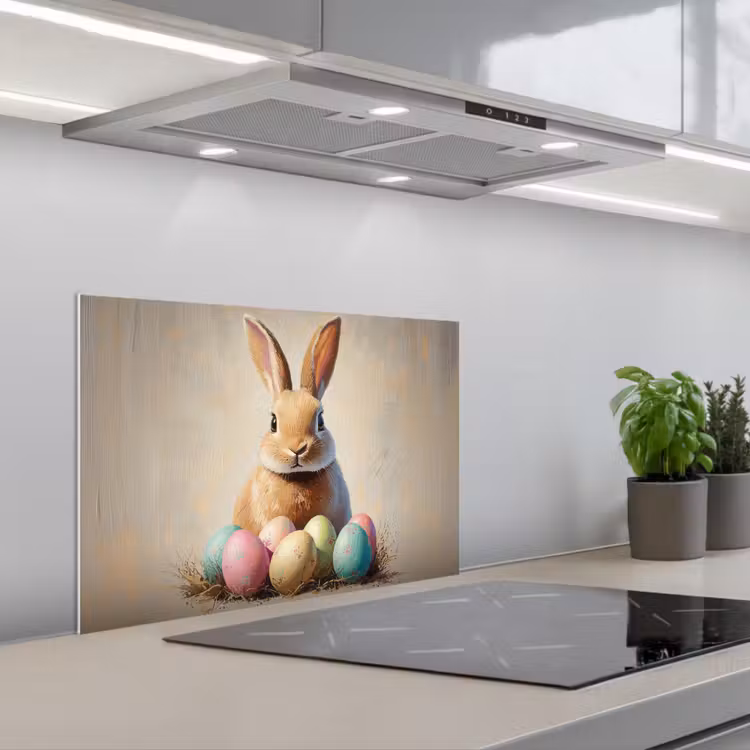 Paraschizzi cucina - Coniglietto di Pasqua - Pastello - Uova — 1