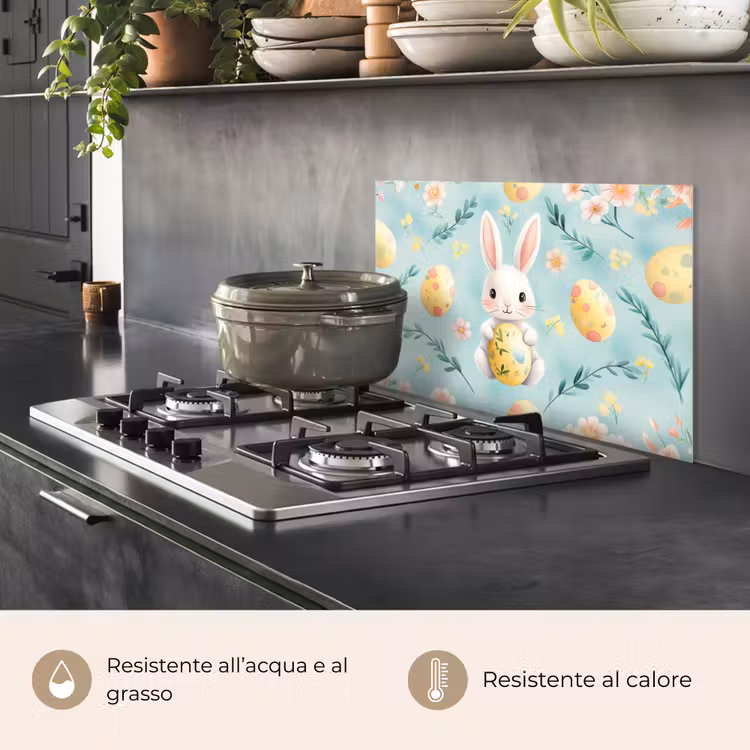 Paraschizzi cucina - Coniglio - Uova - Rami — 2