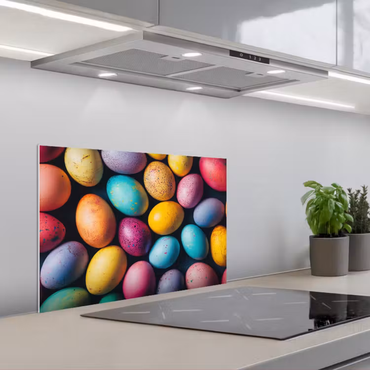 Paraschizzi cucina - Colorato - Uova di Pasqua - Schizzi — 1